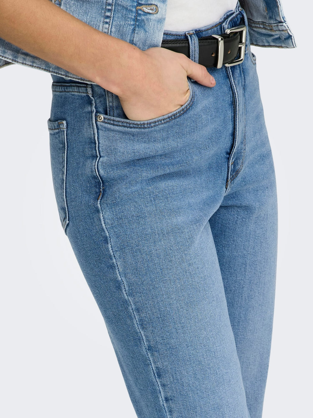 Only Emily jeans blue denim – dames regular-straight fit - L34