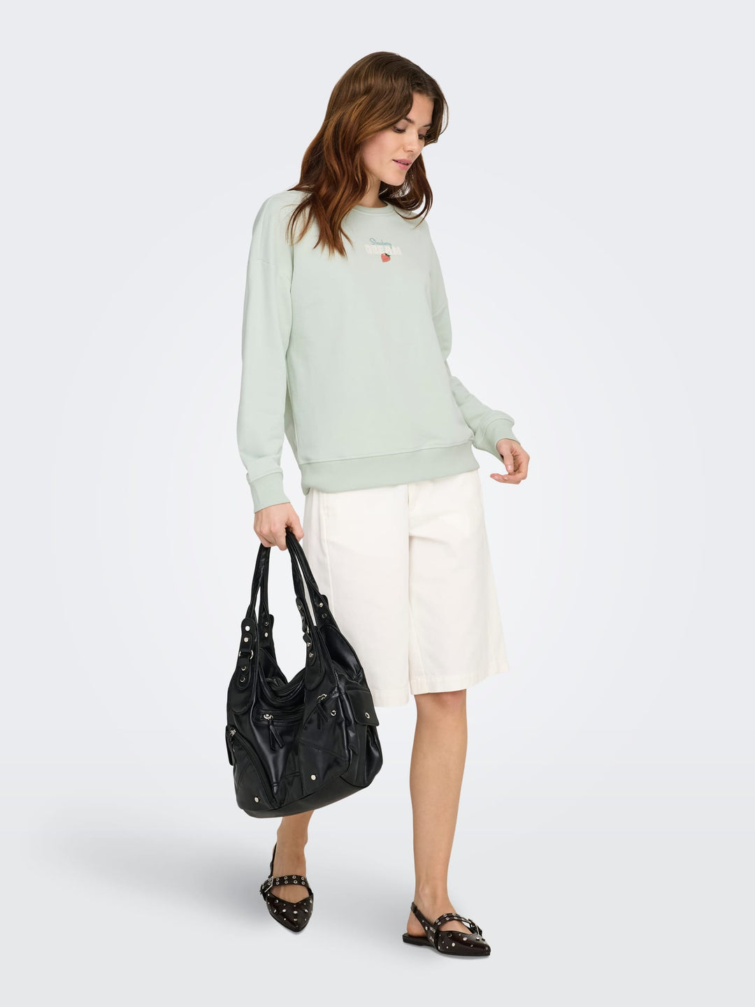 Only Kita sweater mint – dames