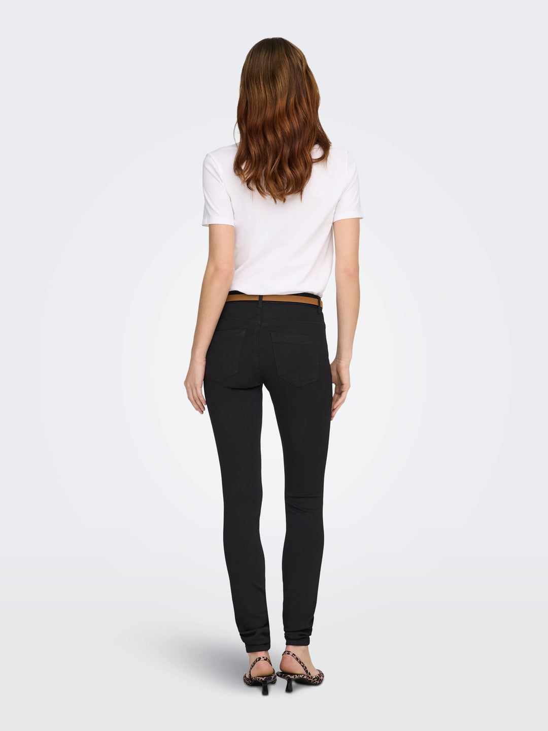 Only skinny fit jeans Forever black – dames - Black Denim - L30