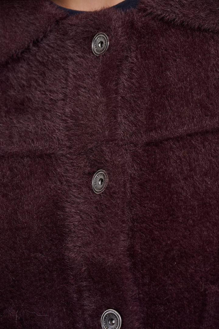 Rino & Pelle Bubbly.5002611 vest gebreid dames - bordeaux