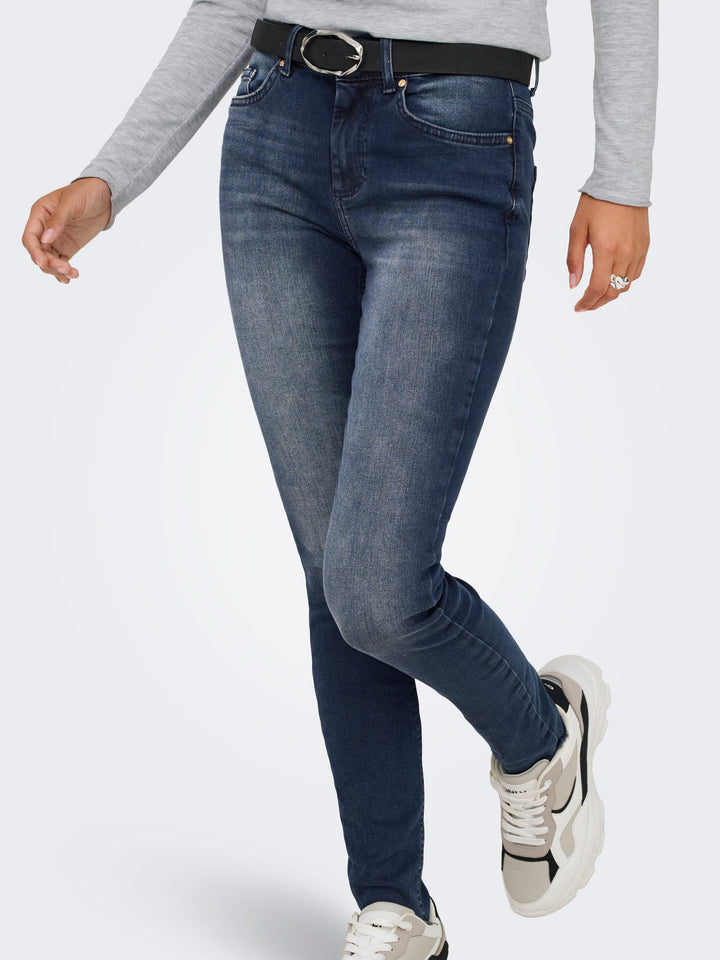 Only skinny fit jeans blauw denim – dames - Blue Denim - L30