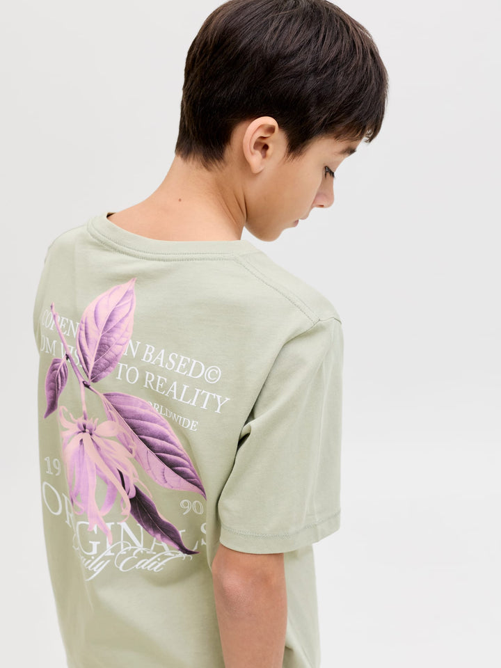 Jack & Jones Kids T-shirt olijf – jongens