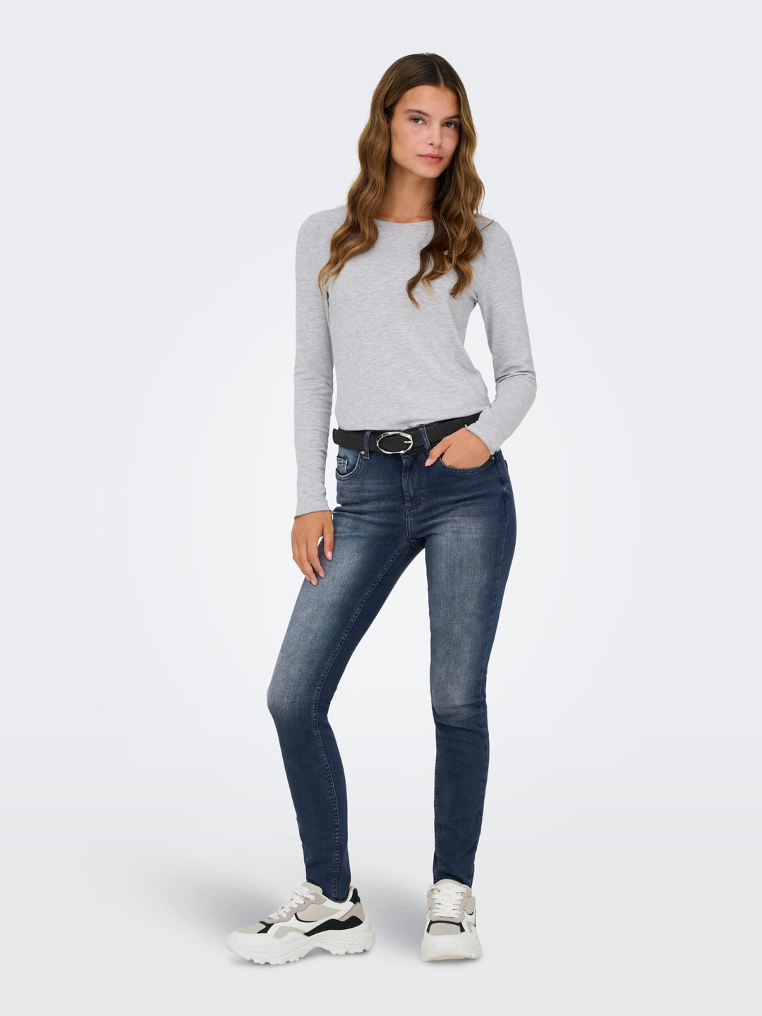 Only skinny fit jeans blauw denim – dames - Blue Denim - L30