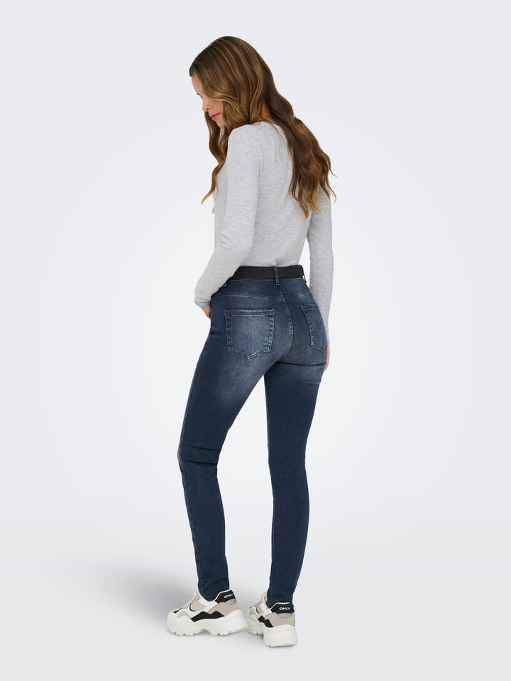 Only skinny fit jeans blauw denim – dames - Blue Denim - L34