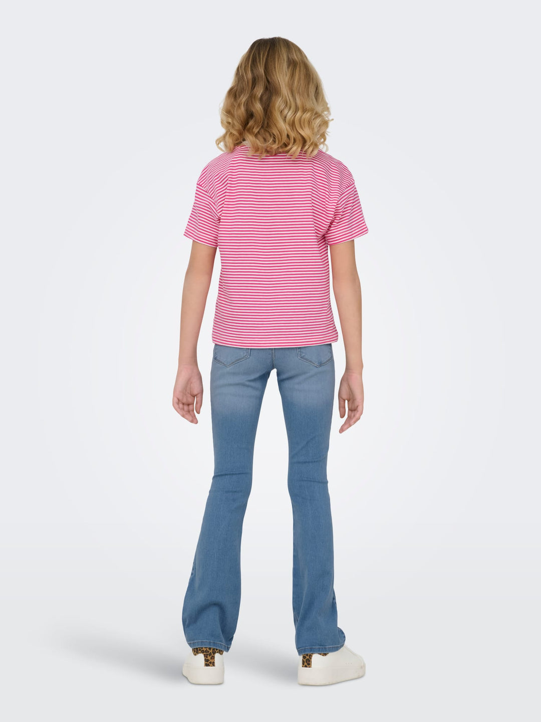 kids only flared fit jeans blauw denim – meisjes - Blue Denim