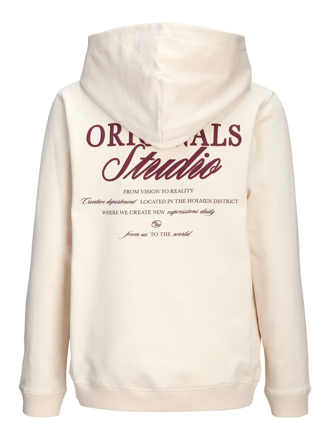 Jack & Jones Kids Norrebro hoodie – jongens - Off-white