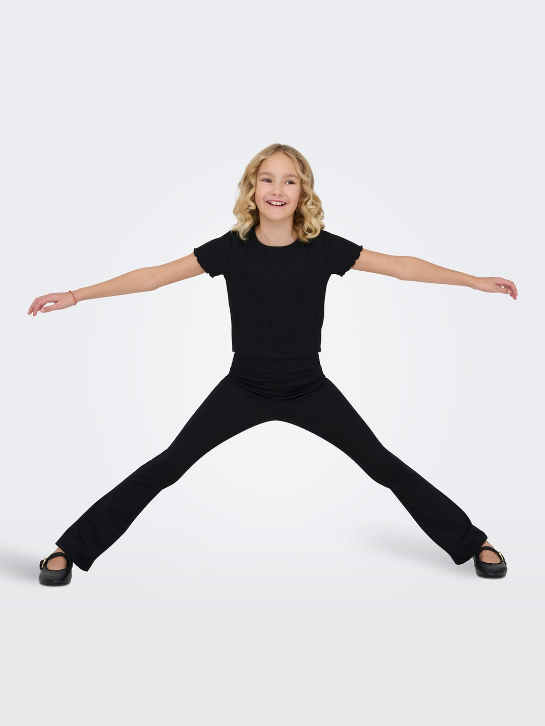 Kids Only KOGPAIGE FLARED PANT – meisjes lange broek zwart