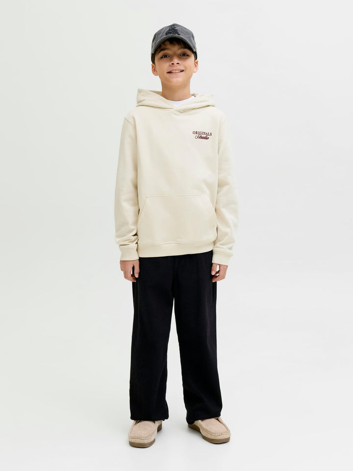 Jack & Jones Kids Norrebro hoodie – jongens - Off-white