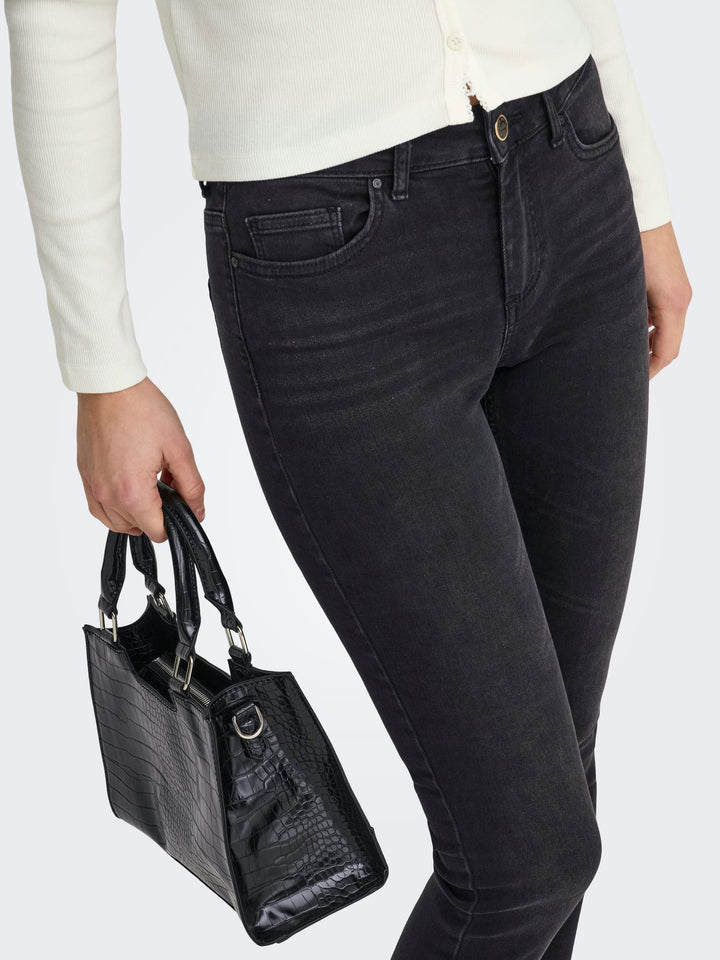 Only skinny fit jeans zwart denim – dames - Black Denim - L34
