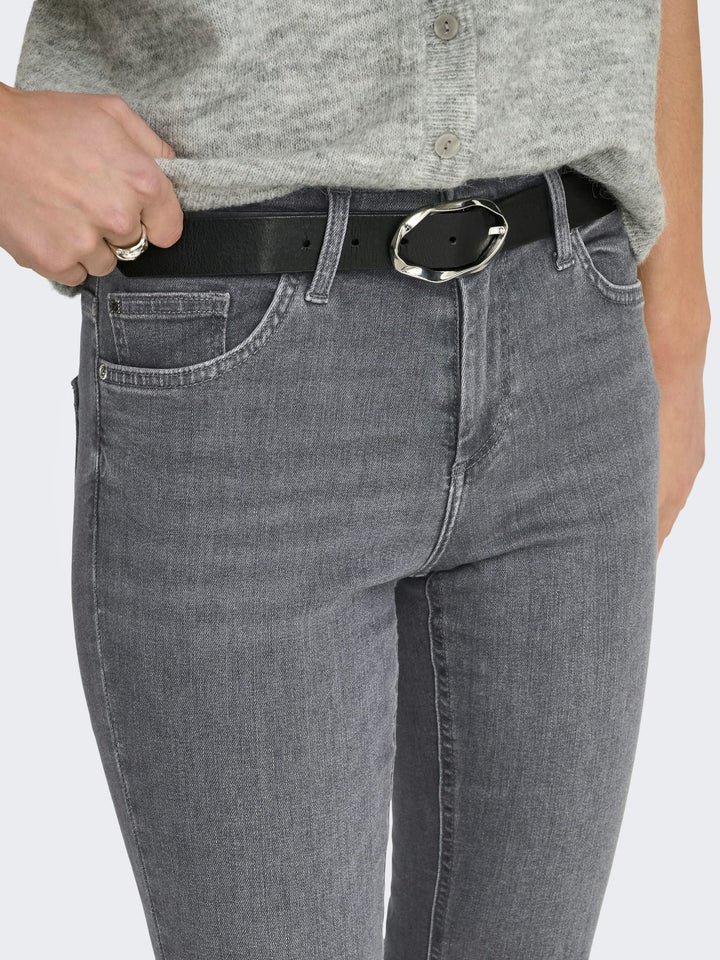 Only 15233721 blush flare jeans bootcut dames - grey denim - L32