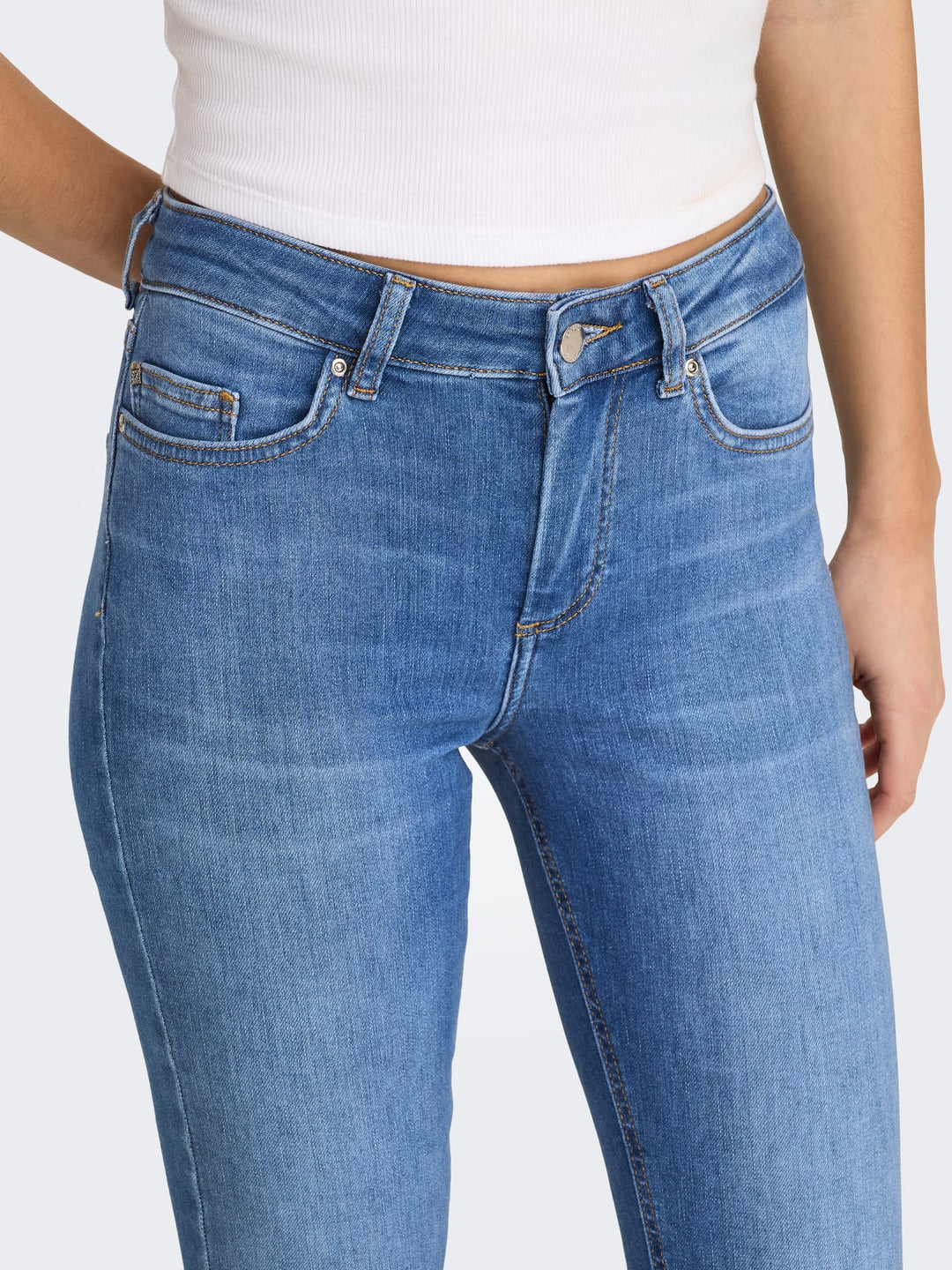 Only skinny fit jeans blauw denim – dames - Blue Denim - L32