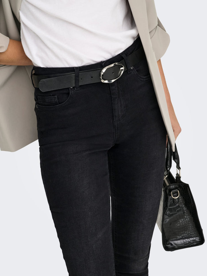 Only skinny fit jeans zwart denim – dames - Black Denim - L32