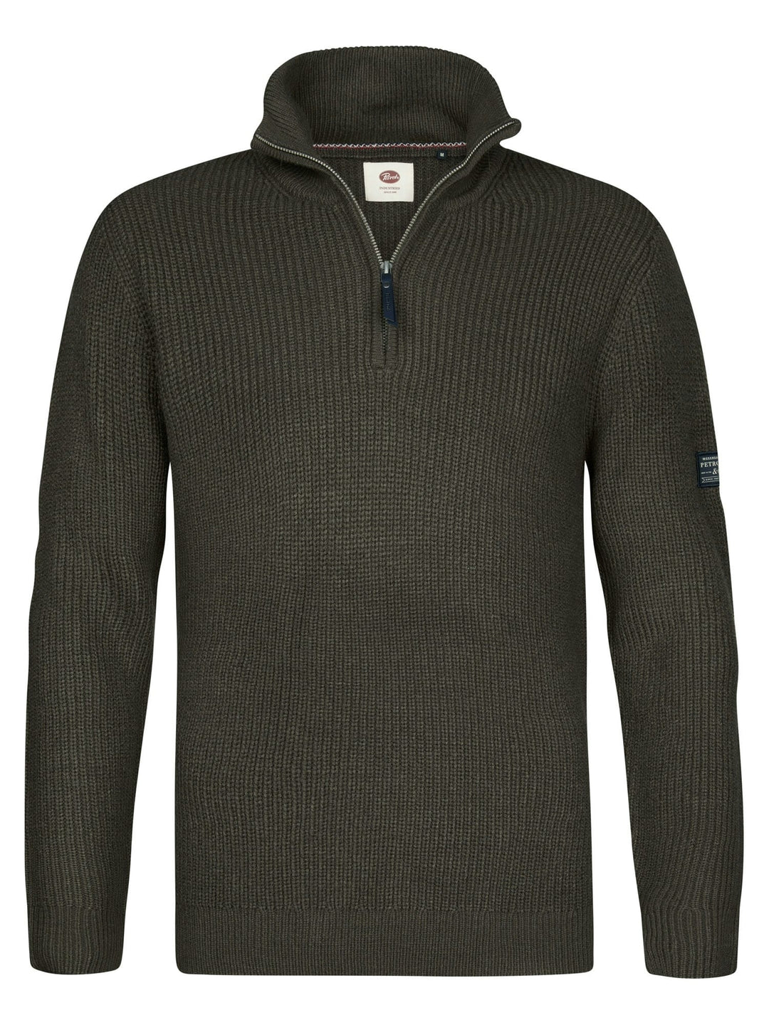 Petrol men M-3060-KWC262 trui taupe – heren