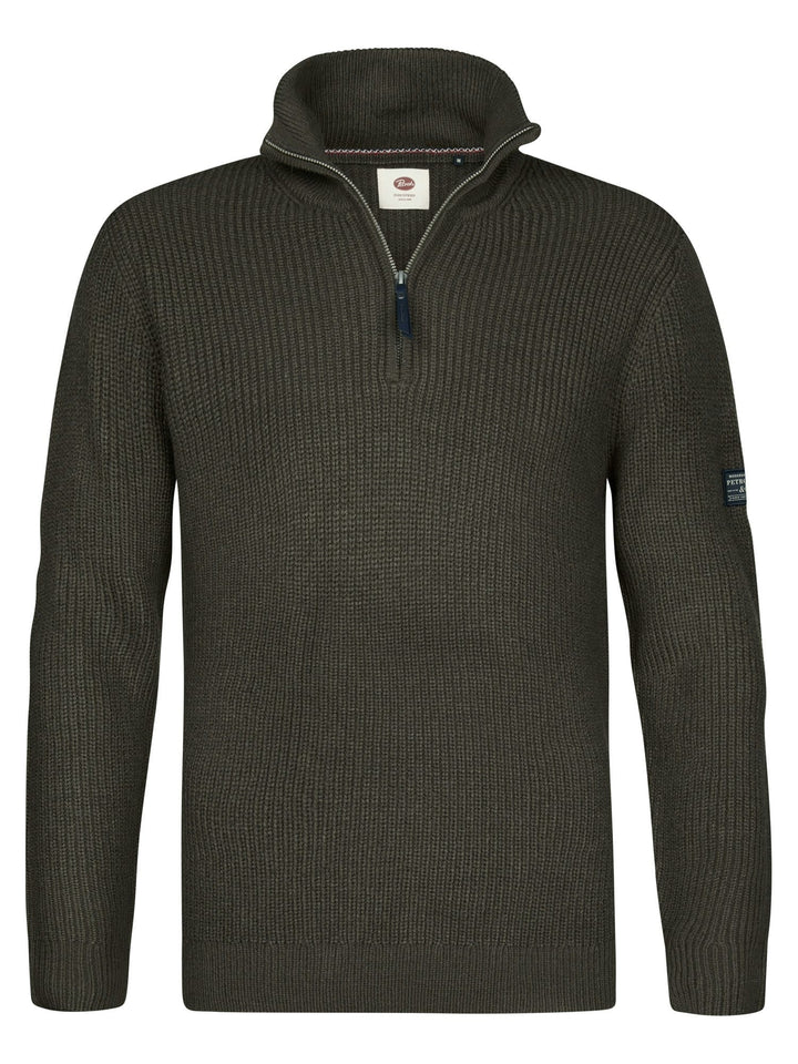 Petrol men M-3060-KWC262 trui taupe – heren