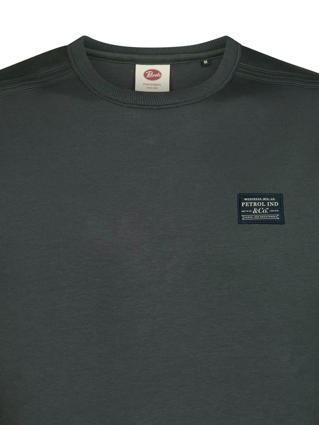Petrol men M-3060-SWR349 sweater heren olijf