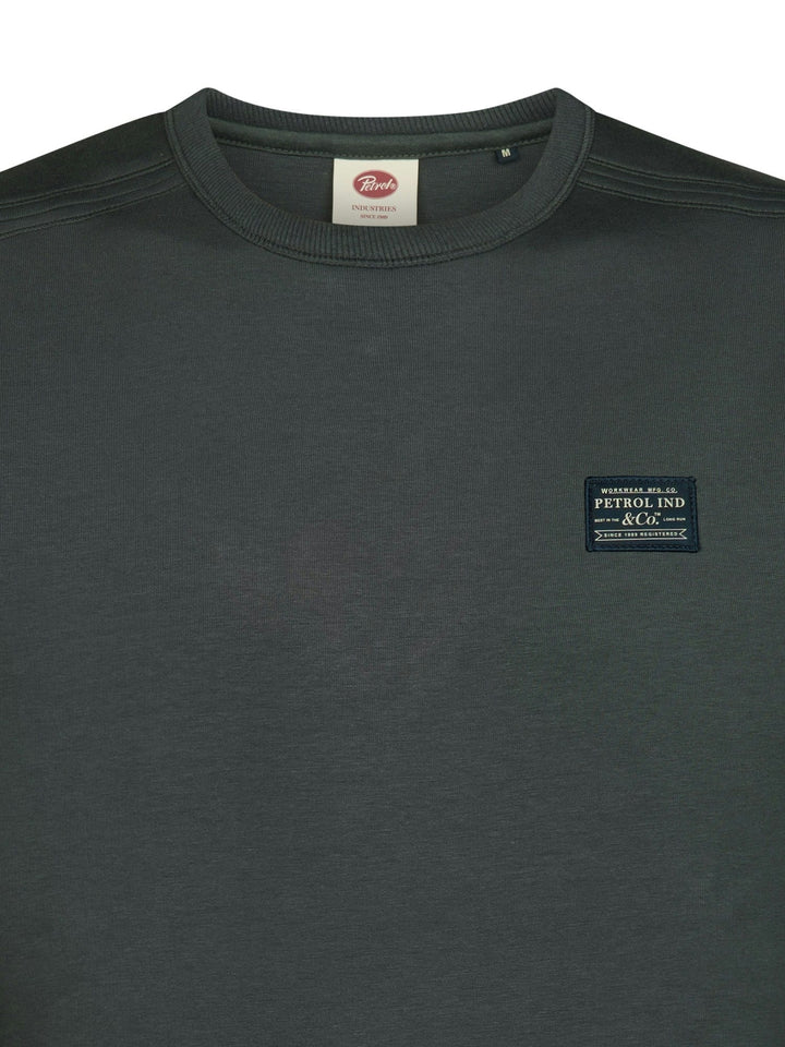 Petrol men M-3060-SWR349 sweater heren olijf