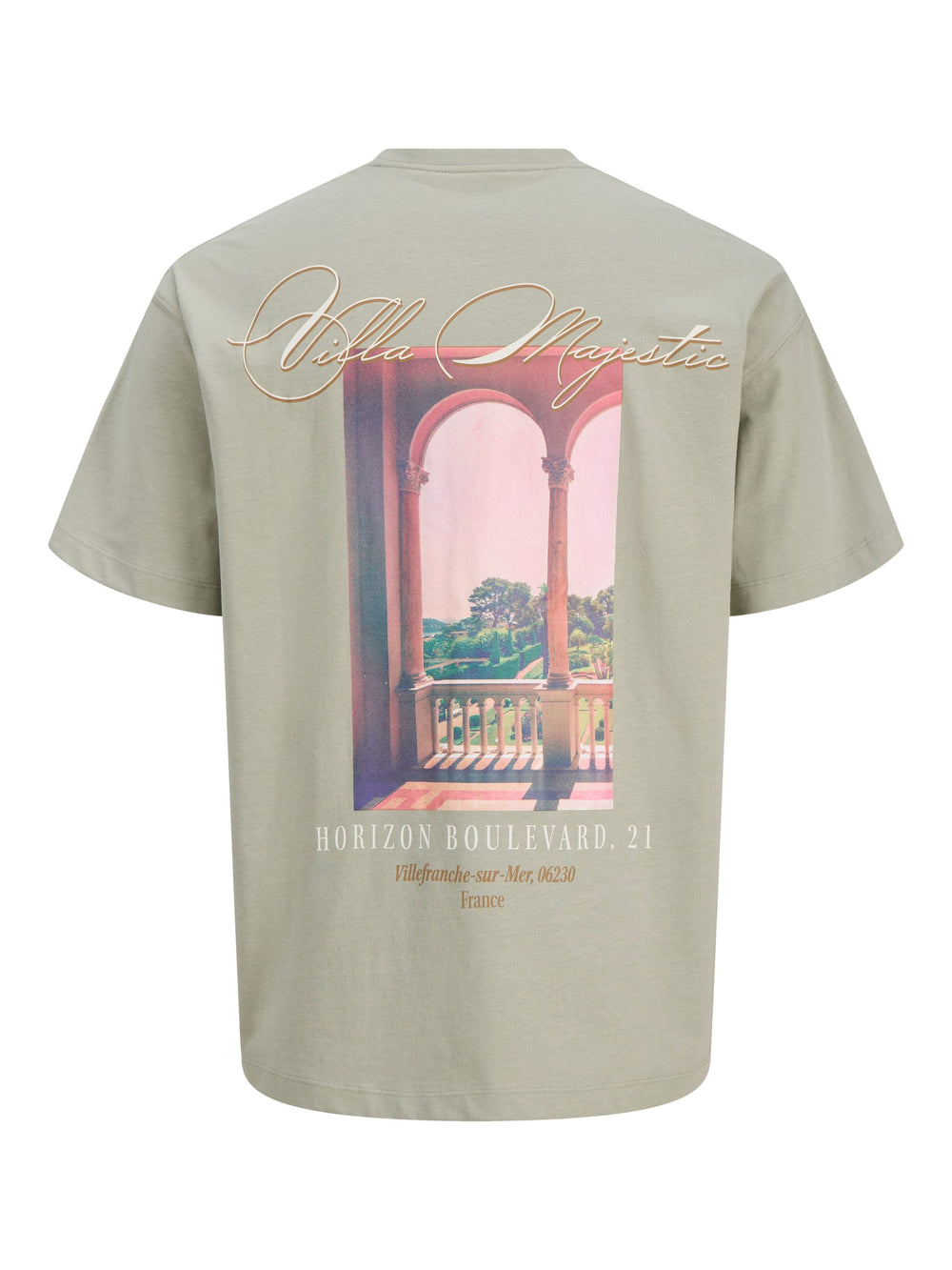 Jack & Jones t-shirt k/m olijf – Sanremo