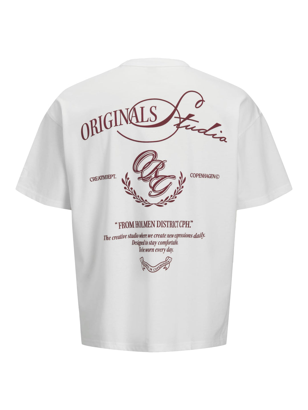 Jack & Jones Sanremo T-shirt off-white – heren
