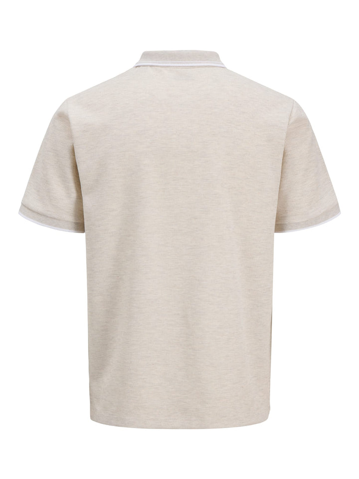 Jack &amp; Jones 12268130 Austin polo k/m beige – heren