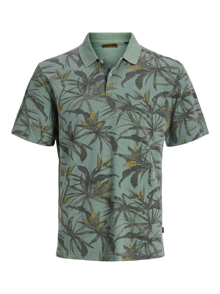 Jack & Jones Bluhawaii polo groen dessin – heren