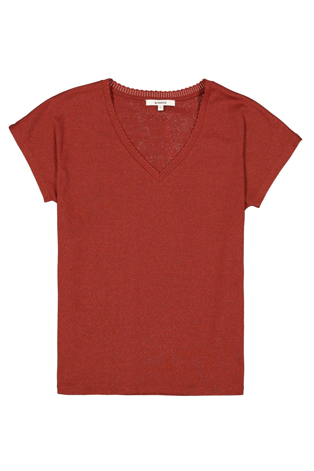 Garcia woman Z0016 t-shirt brique – dames
