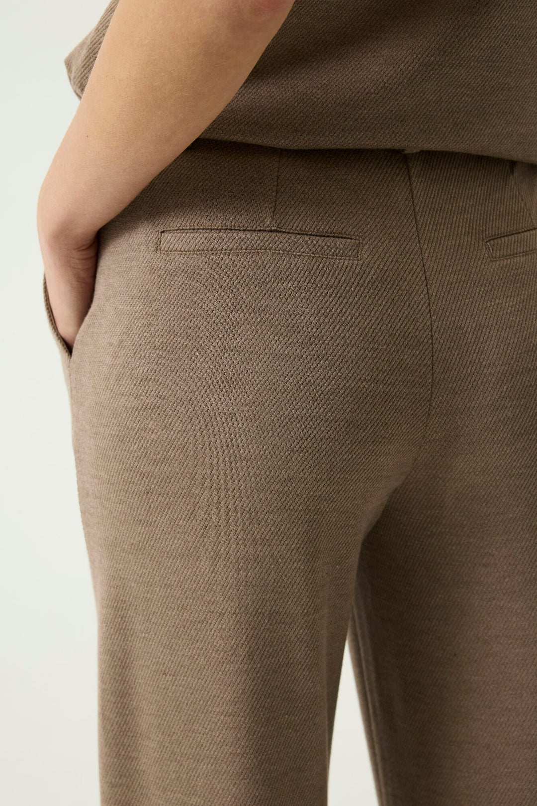 Garcia woman S260110 lange broek taupe – dames