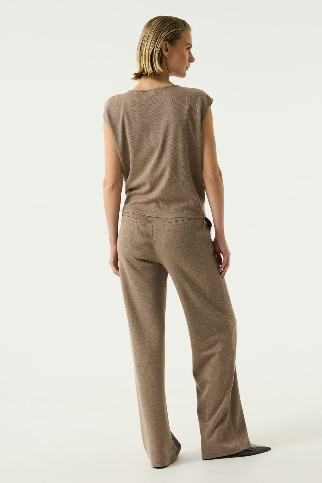 Garcia woman S260110 lange broek taupe – dames