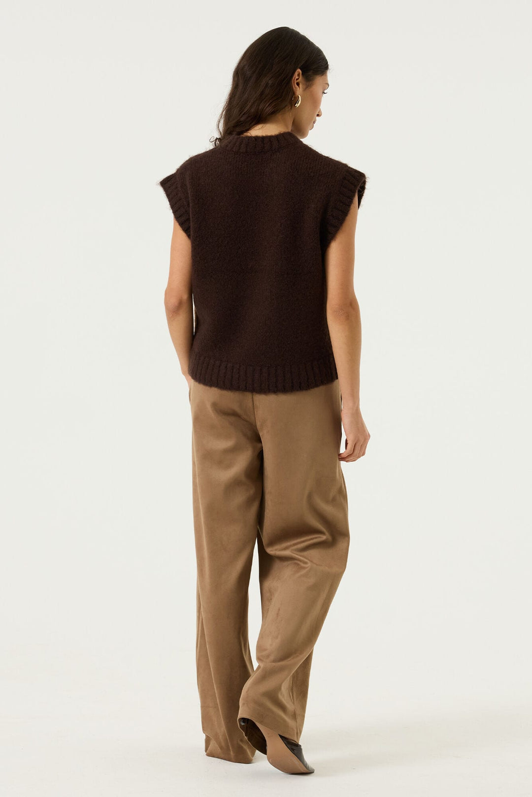 Garcia woman U260116 lange broek dames – camel