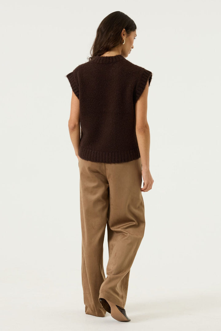 Garcia woman U260116 lange broek dames – camel