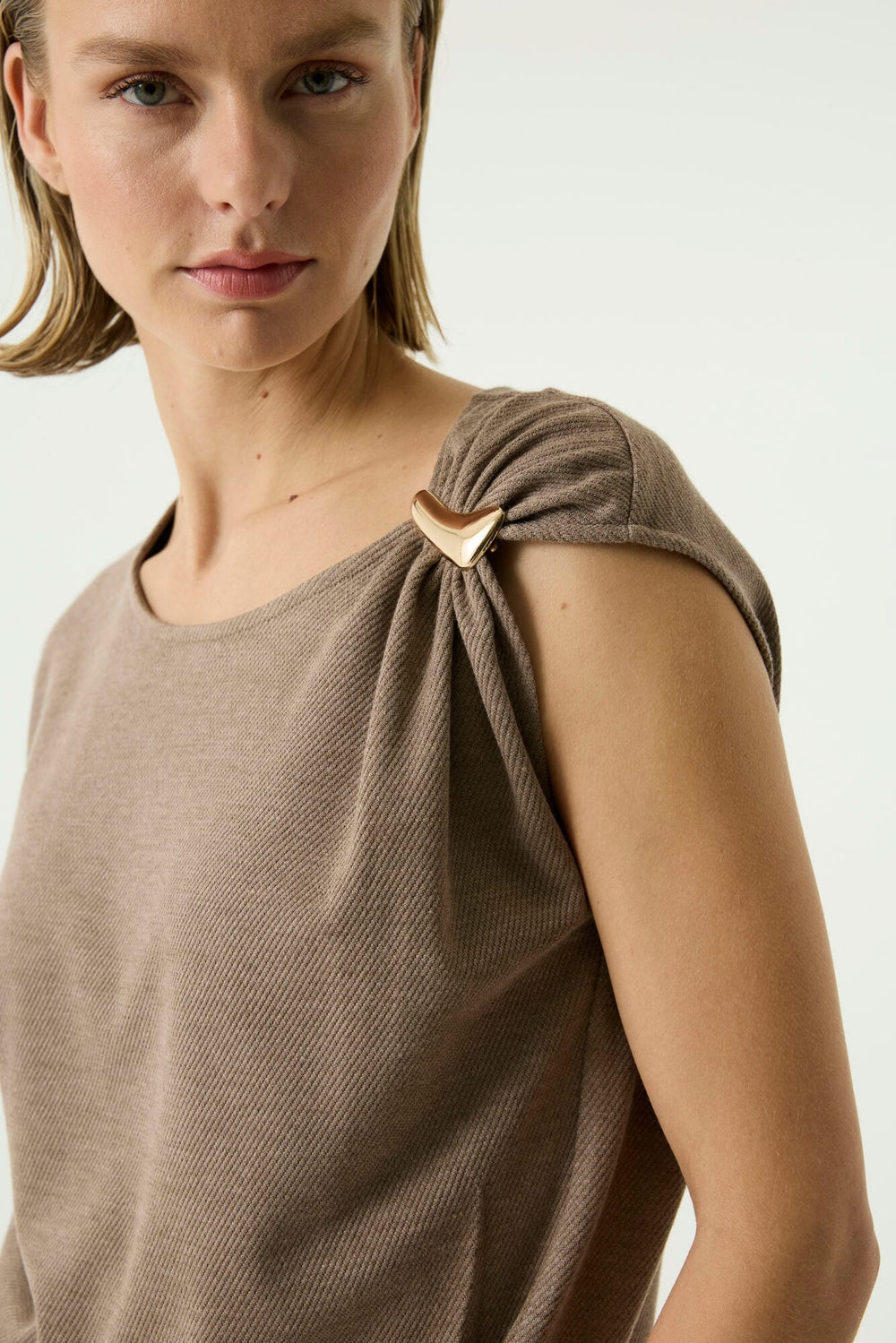 Garcia woman S260002 top taupe – dames