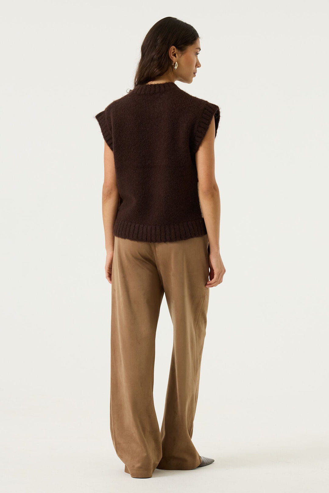 Garcia woman spencer dames bruin dessin – U260048