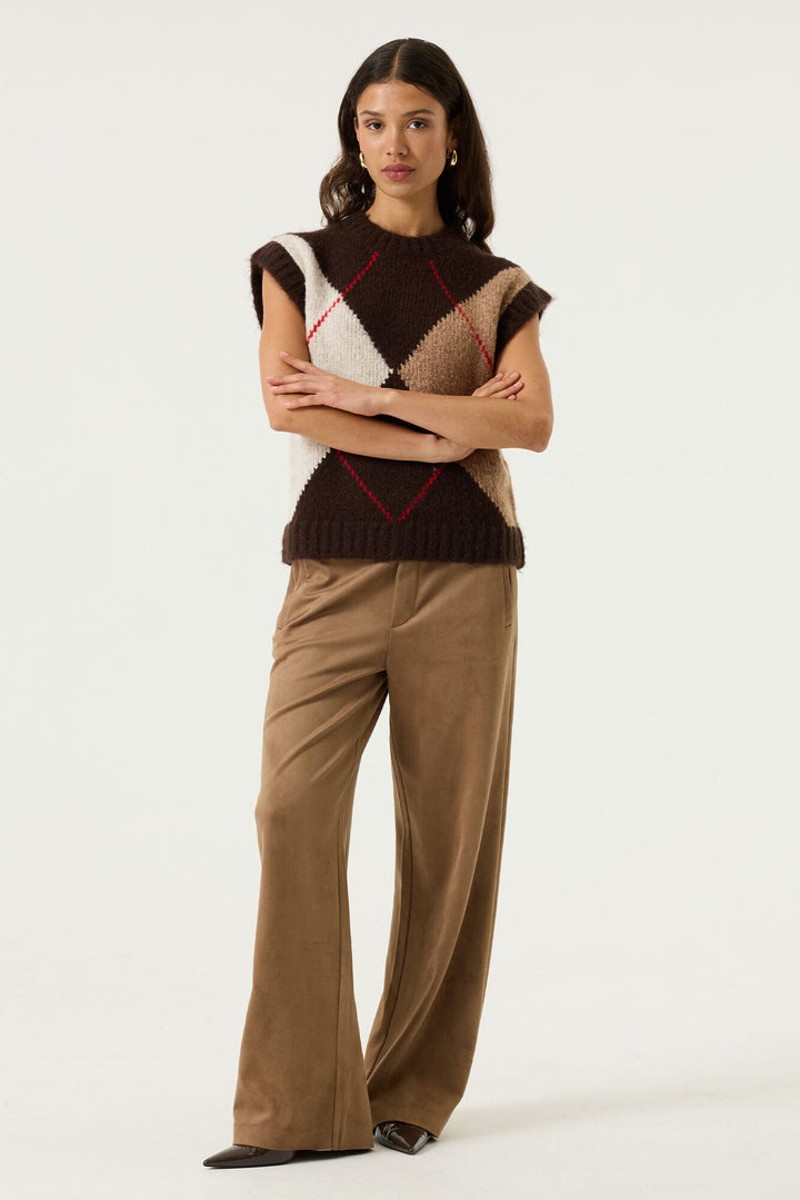 Garcia woman spencer dames bruin dessin – U260048