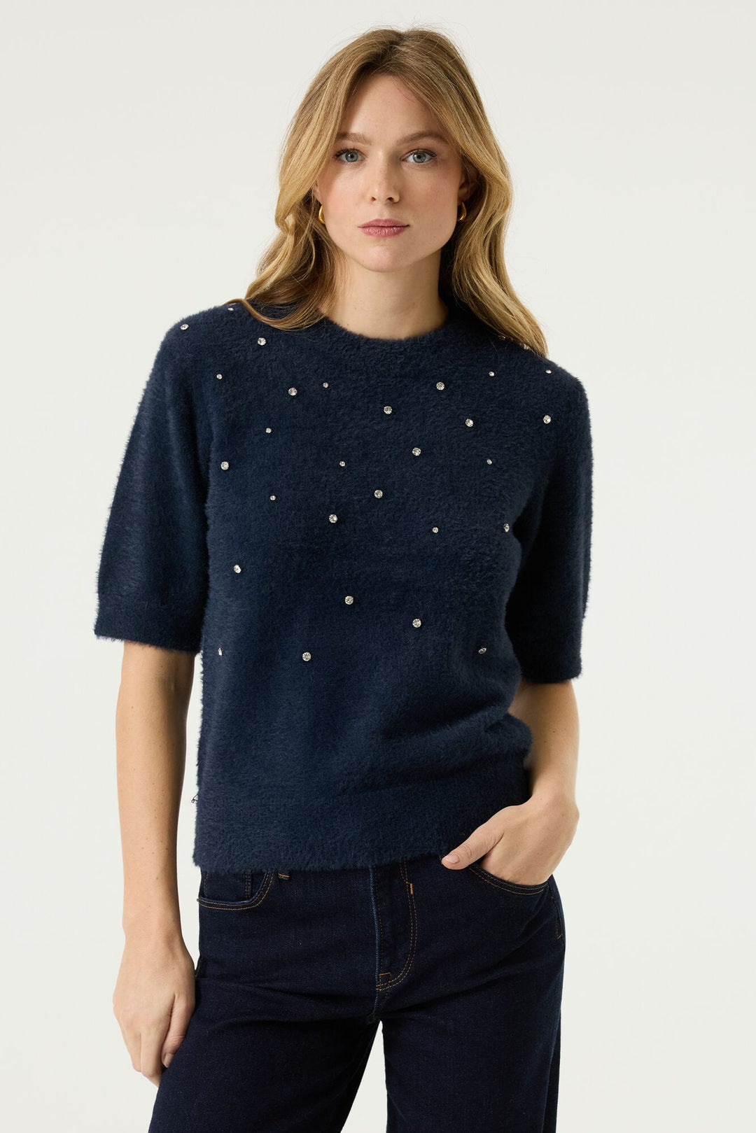 Garcia woman U260041 trui dames navy