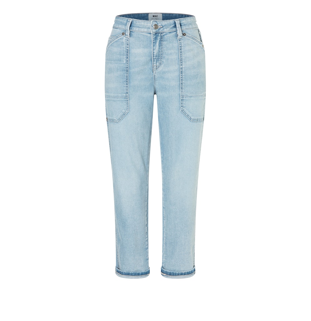 MAC IOWA Baggy jeans blauw denim – dames - Blue Denim