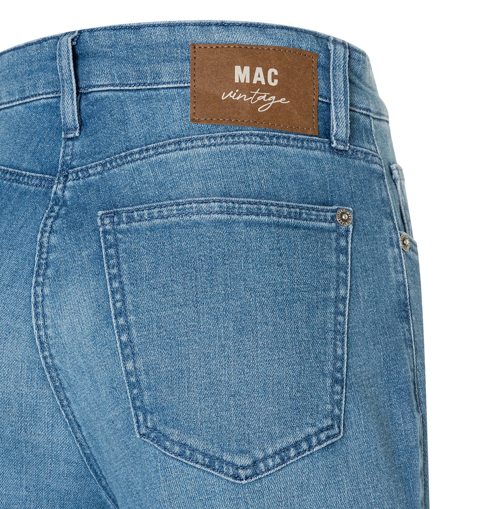 MAC jeans loose fit dames blauw denim - 3123/90 0333L - Blue Denim