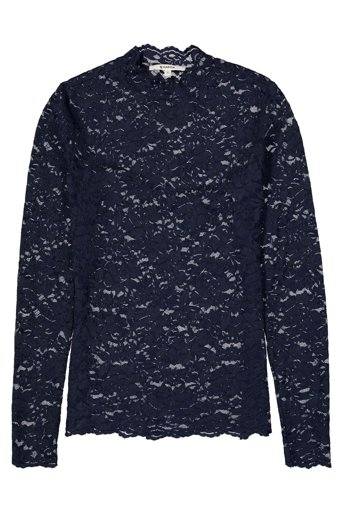 Garcia woman top l/m navy – dames