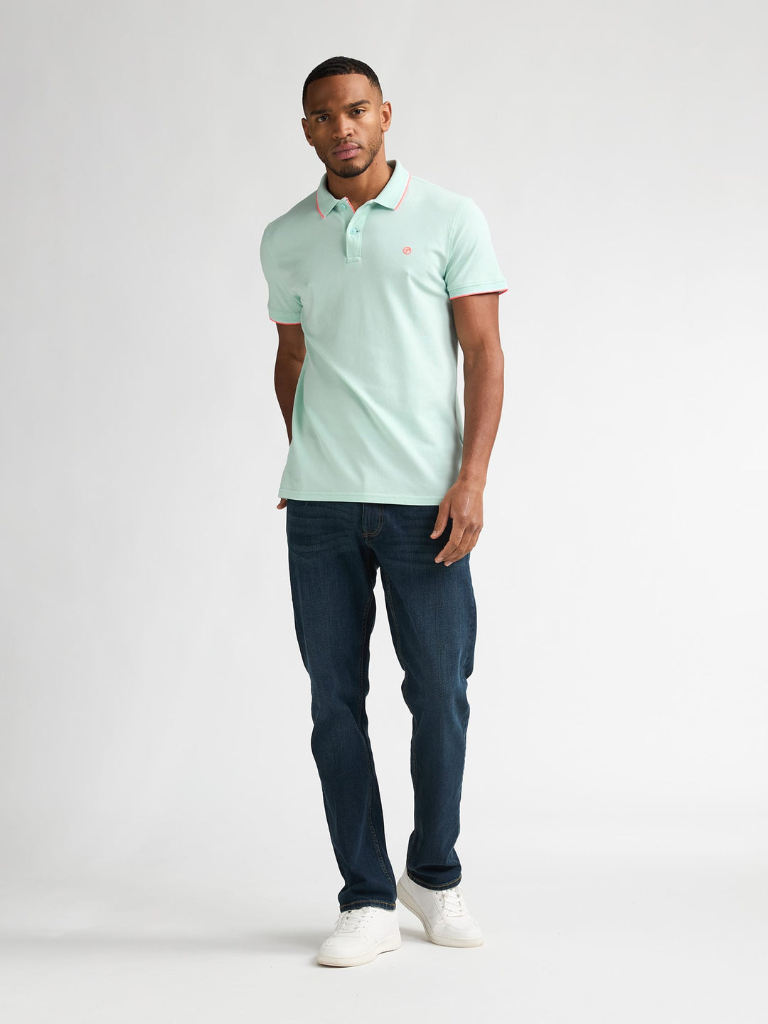 Petrol men M-ROS-POL003 polo mint – heren