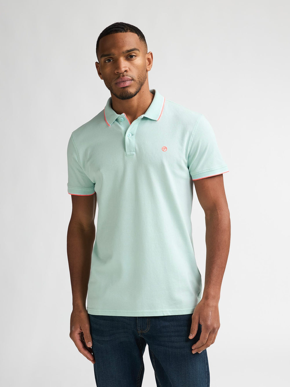 Petrol men M-ROS-POL003 polo mint – heren