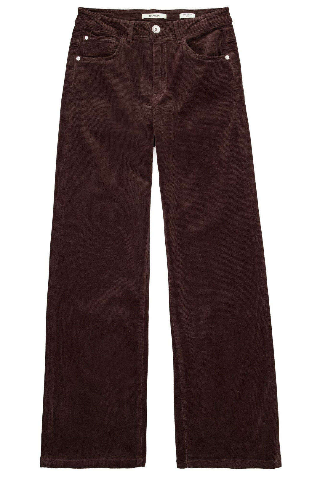 Garcia woman 249-32 Celia wide – lange broek dames - Bruin - L32