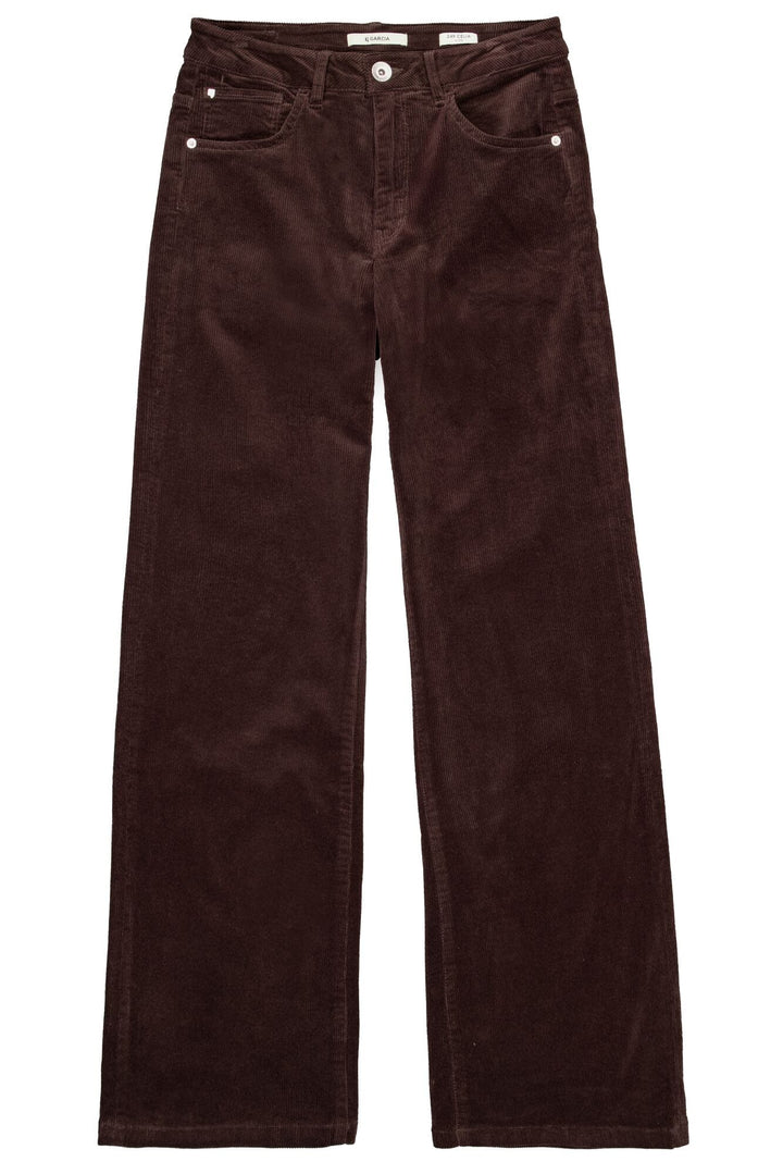 Garcia woman 249-32 Celia wide – lange broek dames - Bruin - L32