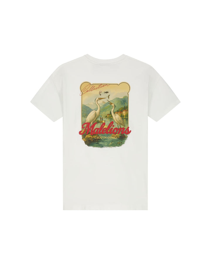 Malelions Boys MJA30026053 t-shirt k/m off-white