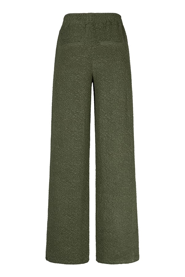 Lofty Manner RH87 - Pant Mea - Mid Rise Rel – dames lange broek - Army