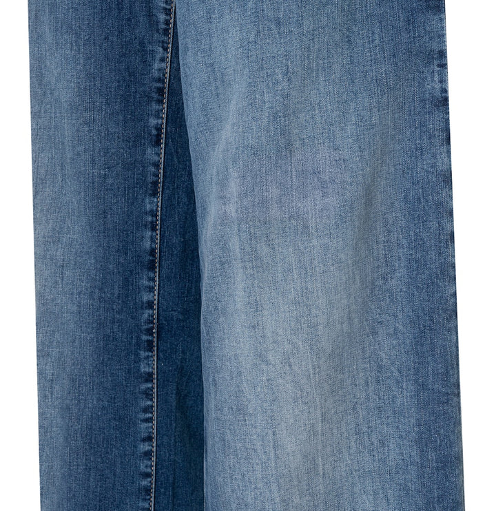 MAC Rich palazzo jeans loose fit dames – blue denim - L32