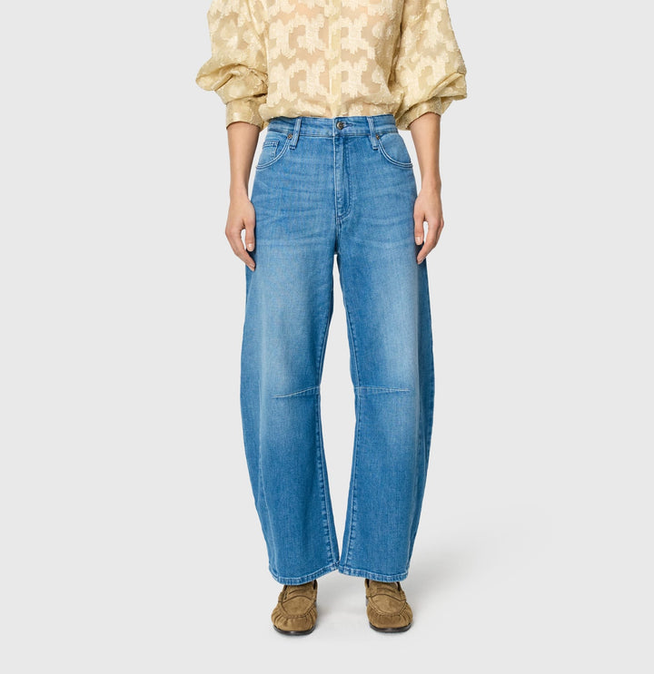 MAC jeans loose fit dames blauw denim - 3123/90 0333L - Blue Denim