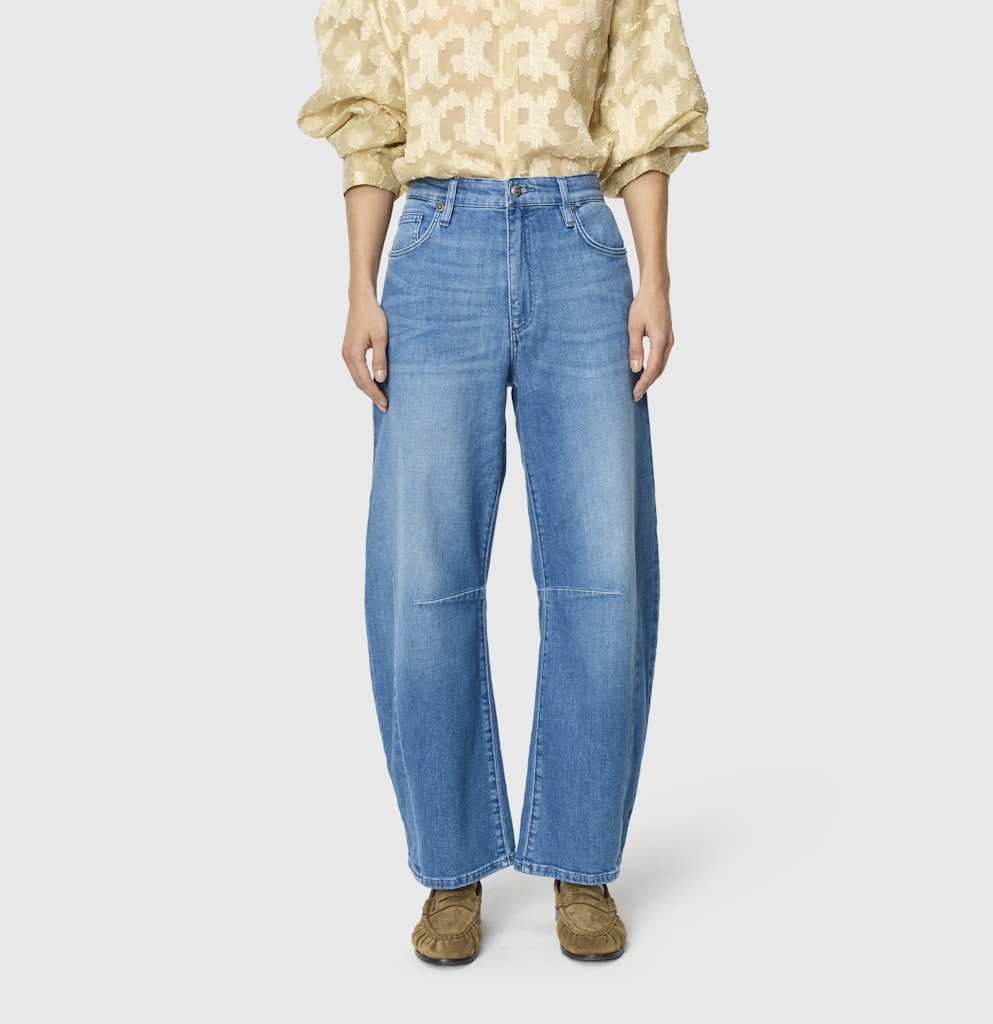 MAC jeans loose fit dames blauw denim - 3123/90 0333L - Blue Denim