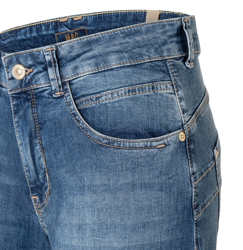 MAC Rich palazzo jeans blauw denim – dames - Blue Denim - L34
