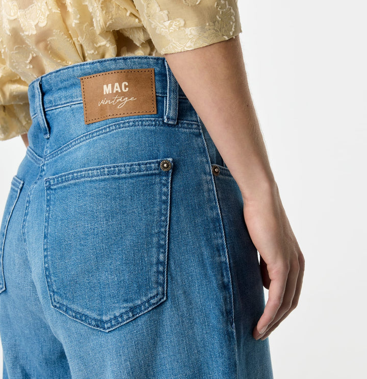 MAC jeans loose fit dames blauw denim - 3123/90 0333L - Blue Denim