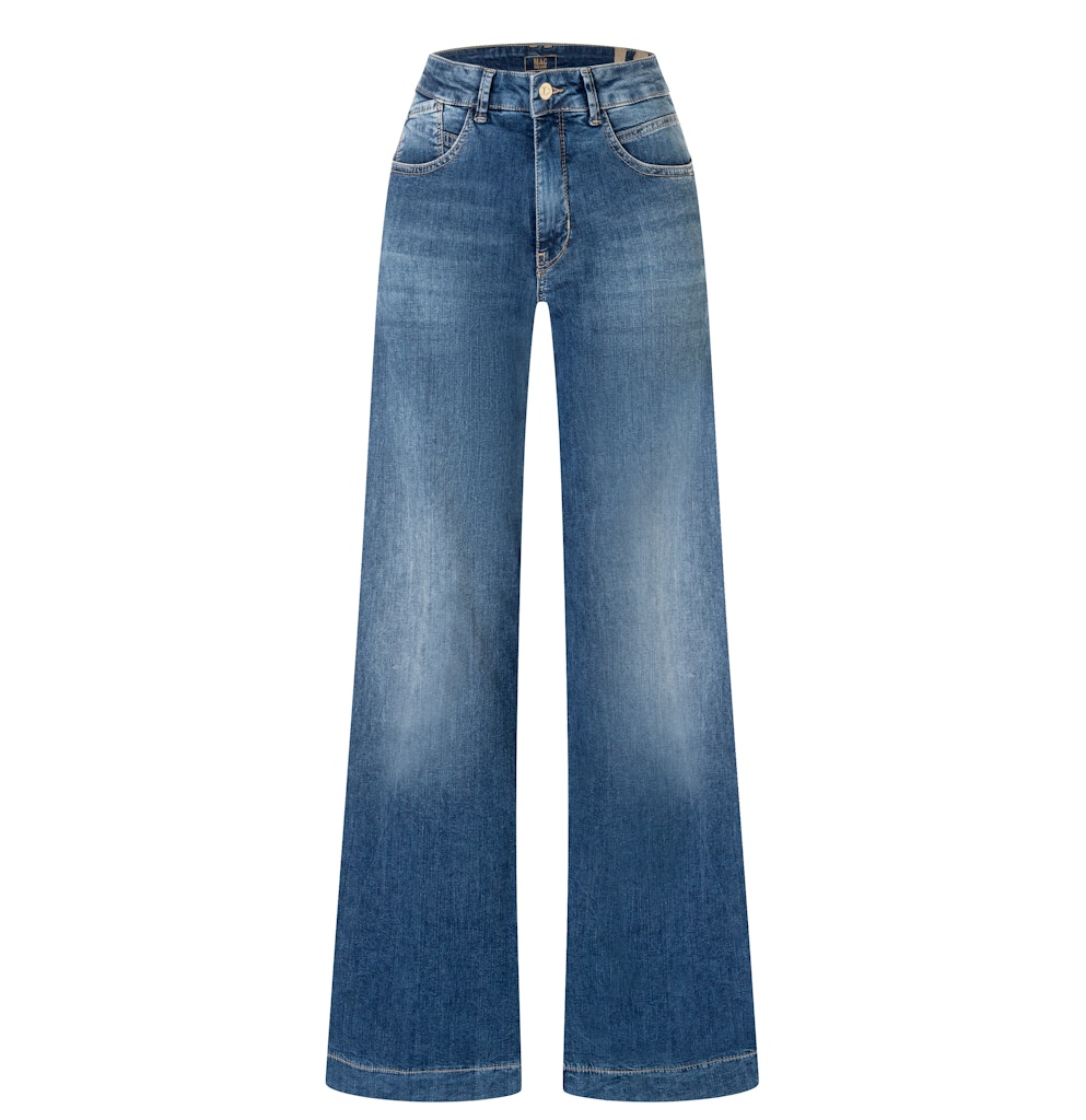 MAC Rich palazzo jeans blauw denim – dames - Blue Denim - L34