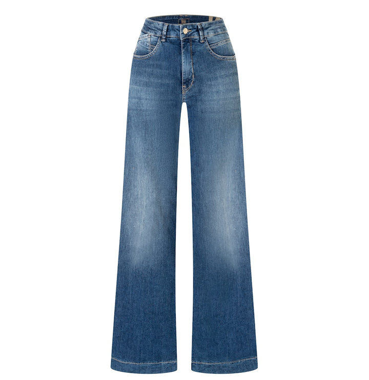 MAC Rich palazzo jeans blauw denim – dames - Blue Denim - L34