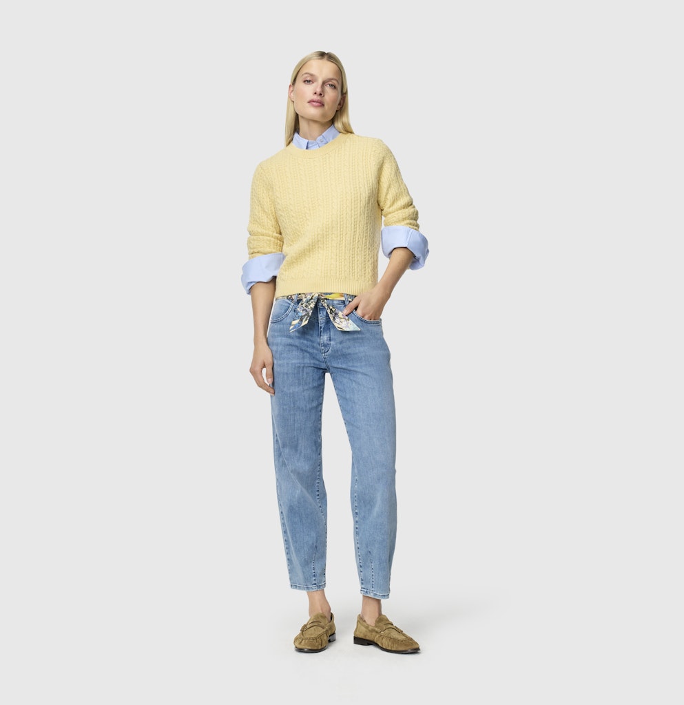 MAC jeans low croth-baggy fit dames – blue denim